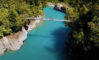Randonnée à Hokitika Gorge