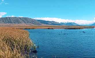 Ashburton Lakes filmés avec un drone
