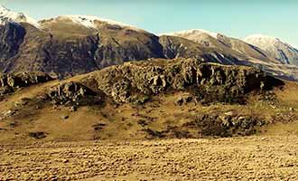 Survol de Mount Sunday en drone