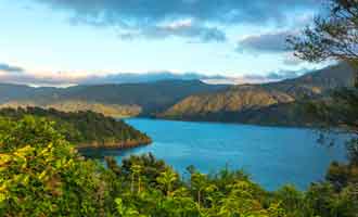 Survol de Ngakuta Bay en drone