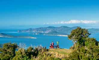 Panoramas des Marlborough Sounds