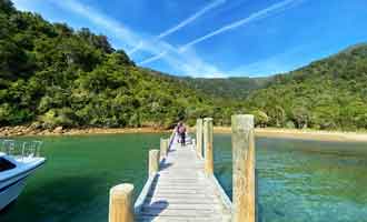 Survol de Ship Cove avec un drone