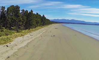 Nelson, plages