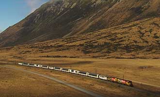 Traversée des alpes néo-zélandaises en train