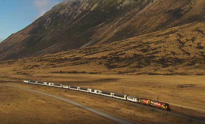 Traversée des alpes néo-zélandaises en train