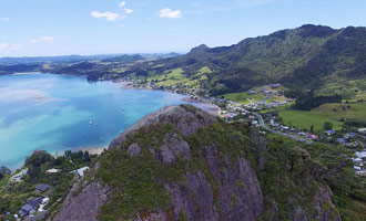 Survol du Mount Aubrey en drone